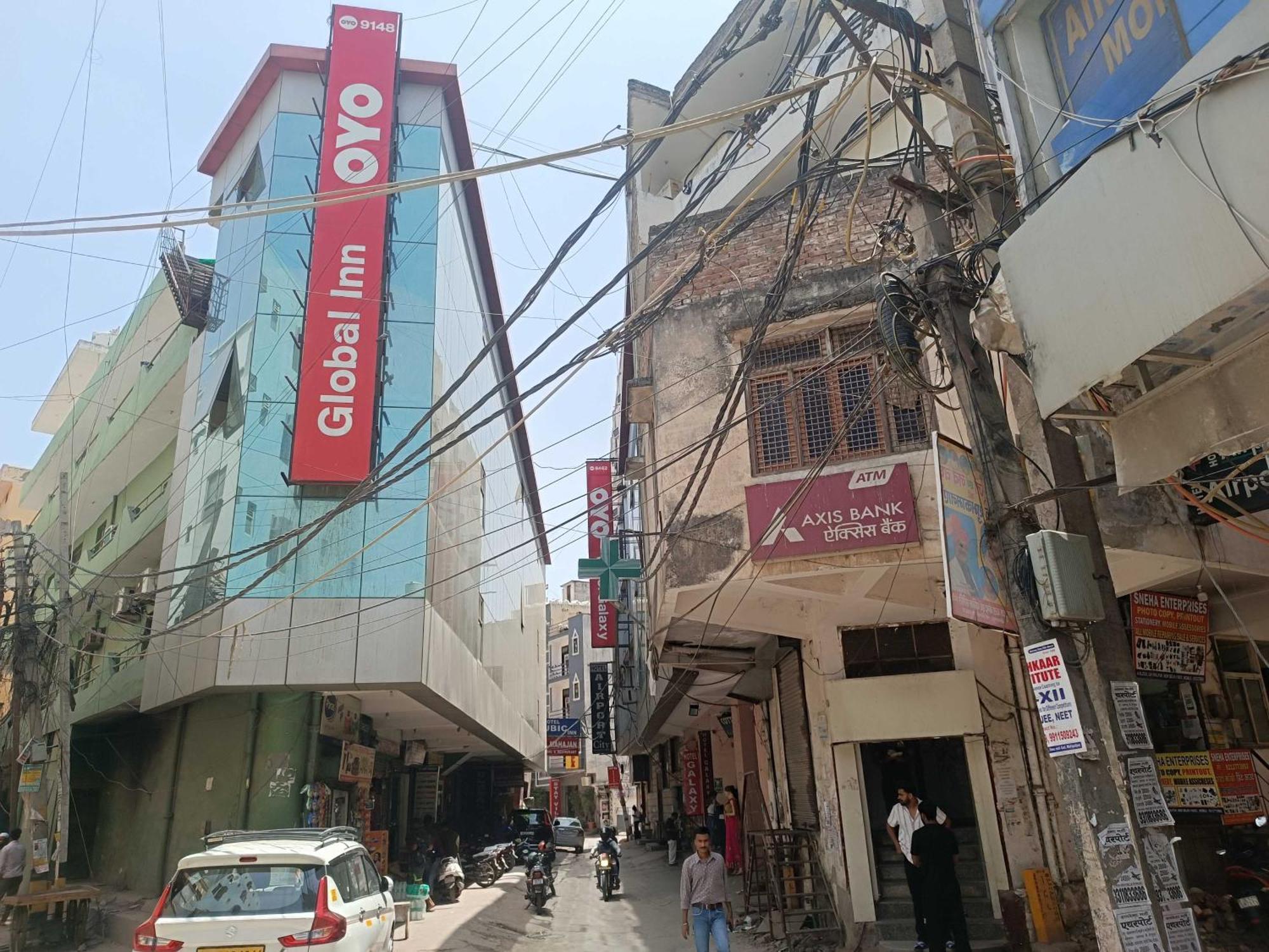 OYO 9148 Hotel Global Inn Nuova Delhi Esterno foto
